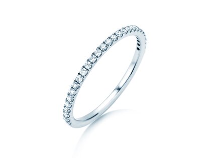 Anillo de compromiso Dusk en platino 950/- con diamantes 0,25ct G/SI