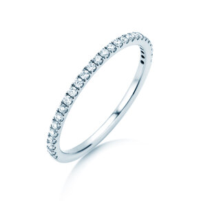 Anillo de compromiso Dusk en platino 950/- con diamantes 0,25ct G/SI