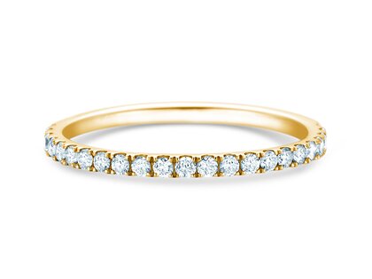 Anillo de compromiso Dusk en 14K oro amarillo con diamantes 0,35ct G/SI