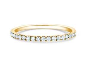 Anillo de compromiso Dusk en 14K oro amarillo con diamantes 0,35ct G/SI