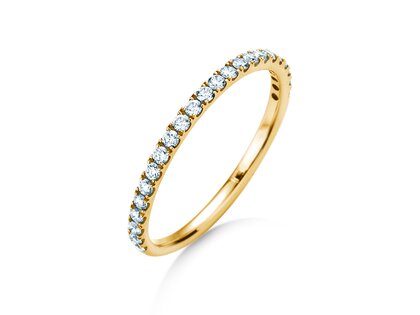 Anillo de compromiso Dusk en 14K oro amarillo con diamantes 0,35ct G/SI