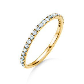 Anillo de compromiso Dusk en 14K oro amarillo con diamantes 0,35ct G/SI