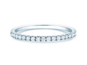 Anillo de compromiso Dusk en 14K oro blanco con diamantes 0,35ct G/SI