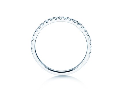 Anillo de compromiso Dusk en 14K oro blanco con diamantes 0,35ct G/SI