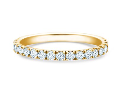 Anillo de compromiso Dusk en 14K oro amarillo con diamantes 0,55ct G/SI