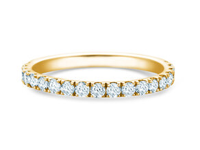 Anillo de compromiso Dusk en 14K oro amarillo con diamantes 0,55ct G/SI