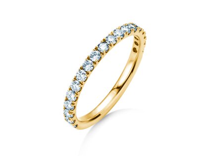 Anillo de compromiso Dusk en 14K oro amarillo con diamantes 0,55ct G/SI