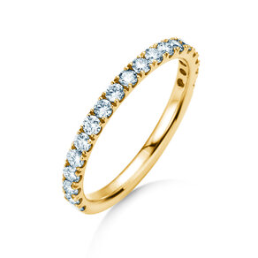 Anillo de compromiso Dusk en 14K oro amarillo con diamantes 0,55ct G/SI