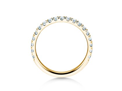 Anillo de compromiso Dusk en 14K oro amarillo con diamantes 0,55ct G/SI
