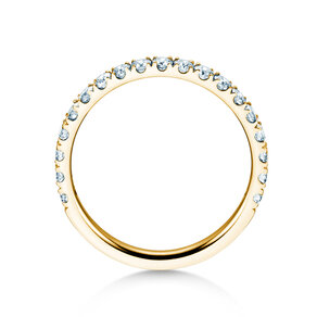 Anillo de compromiso Dusk en 14K oro amarillo con diamantes 0,55ct G/SI
