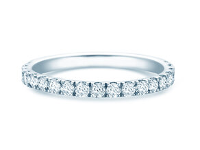 Anillo de compromiso Dusk en 14K oro blanco con diamantes 0,55ct G/SI