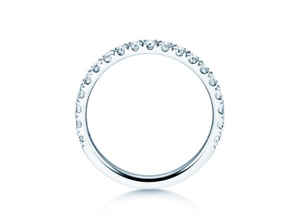 Anillo de compromiso Dusk en 14K oro blanco con diamantes 0,55ct G/SI