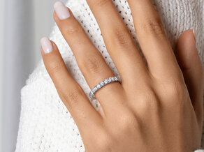 Anillo de compromiso Dusk en 9K oro amarillo con diamantes 0,96ct G/SI