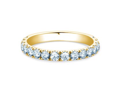 Anillo de compromiso Dusk en 9K oro amarillo con diamantes 0,96ct G/SI