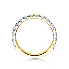 Anillo de compromiso Dusk en 9K oro amarillo con diamantes 0,96ct G/SI