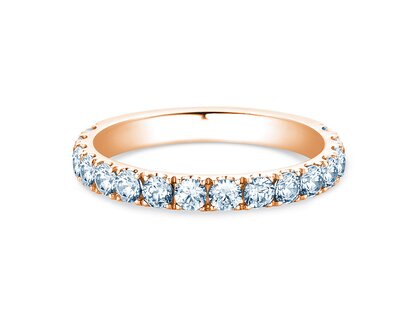 Anillo de compromiso Dusk en 9K oro rosa con diamantes 0,96ct G/SI