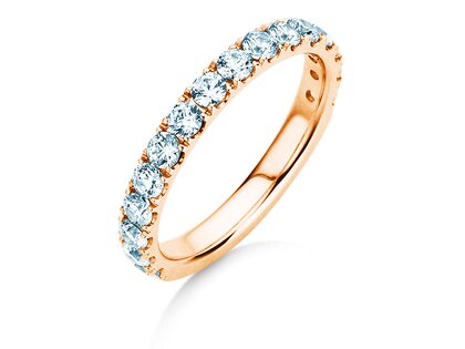 Anillo de compromiso Dusk en 9K oro rosa con diamantes 0,96ct G/SI