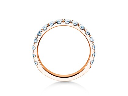 Anillo de compromiso Dusk en 9K oro rosa con diamantes 0,96ct G/SI