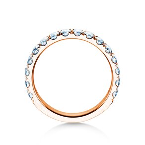 Anillo de compromiso Dusk en 9K oro rosa con diamantes 0,96ct G/SI