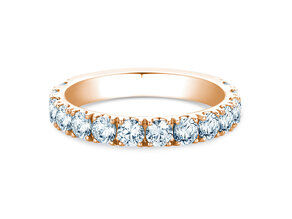 Anillo de compromiso Dusk en 9K oro rosa con diamantes de laboratorio 1,40ct E/VS