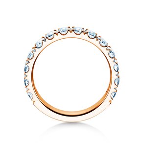 Anillo de compromiso Dusk en 9K oro rosa con diamantes de laboratorio 1,40ct E/VS