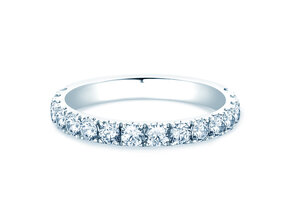 Anillo de compromiso Dusk en 14K oro blanco con diamantes 0,96ct G/SI