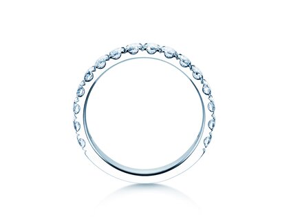 Anillo de compromiso Dusk en 14K oro blanco con diamantes 0,96ct G/SI