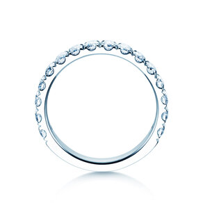 Anillo de compromiso Dusk en 14K oro blanco con diamantes 0,96ct G/SI
