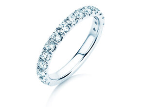 Anillo de compromiso Dusk en 14K oro blanco con diamantes 0,96ct G/SI