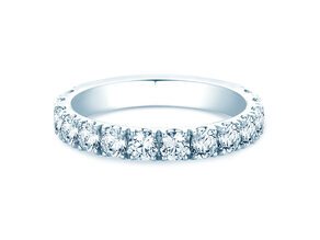 Anillo de compromiso Dusk en 14K oro blanco con diamantes de laboratorio 1,40ct E/VS