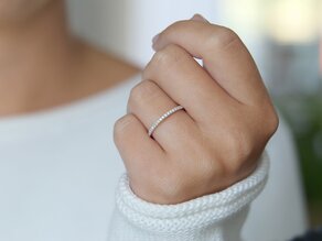 Anillo de compromiso Dusk en platino 950/- con diamantes 0,25ct G/SI