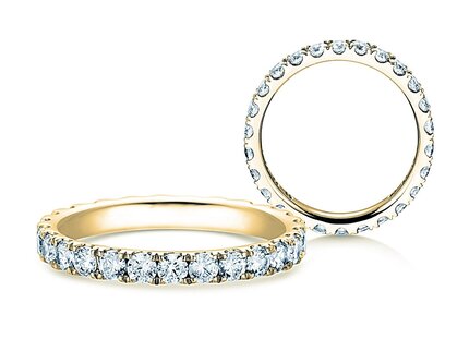 Anillo de compromiso Dusk en oro amarillo