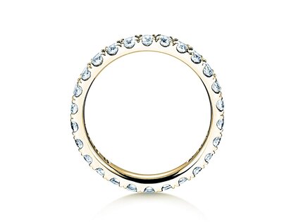 Anillo de compromiso Dusk en 18K oro amarillo con diamantes 1,17ct G/SI
