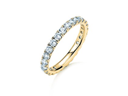 Anillo de compromiso Dusk en 18K oro amarillo con diamantes 1,17ct G/SI