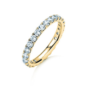 Anillo de compromiso Dusk en 18K oro amarillo con diamantes 1,17ct G/SI