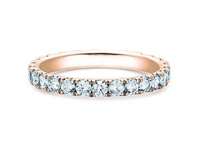Anillo de compromiso Dusk en oro rosa