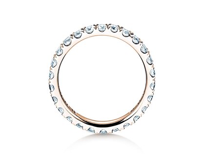 Anillo de compromiso Dusk en oro rosa