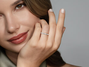 Anillo de compromiso Wave