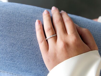 Anillo de compromiso Wave