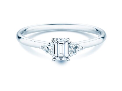 Anillo de compromiso Blossom Emerald