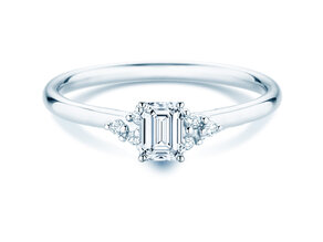 Anillo de compromiso Blossom Emerald