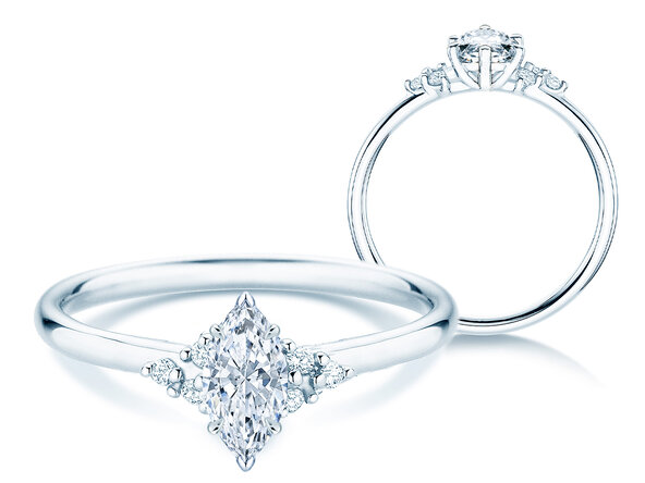Anillo de compromiso Blossom Marquise