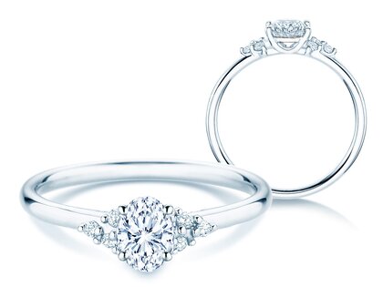 Anillo de compromiso Blossom Oval