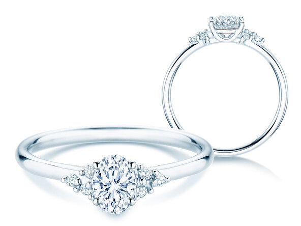 Anillo de compromiso Blossom Oval