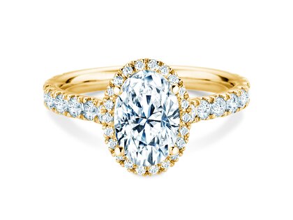 Anillo de compromiso Pure Emotion en 9K oro amarillo con diamantes 0,61ct G/SI
