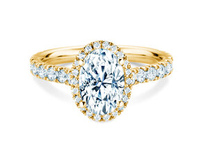 Anillo de compromiso Pure Emotion en 9K oro amarillo con diamantes 0,61ct G/SI