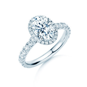 Anillo de compromiso Pure Emotion en platino