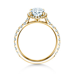 Anillo de compromiso Pure Emotion en 9K oro amarillo con diamantes 0,61ct G/SI