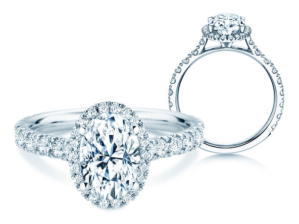 Anillo de compromiso Pure Emotion en platino