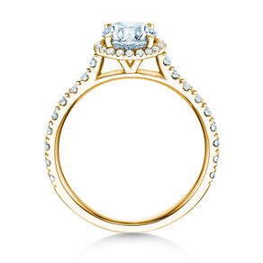 Anillo de compromiso Pure Infinity en 18K oro amarillo con diamantes 0,90ct G/SI